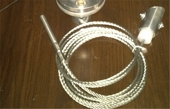 High frequency radar liquid level meter with cable type stainless steel 316 L